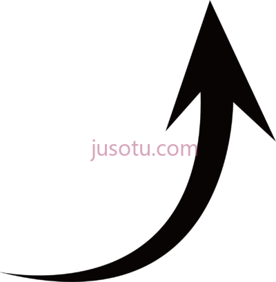 弧形箭头,flechas curvas fleche arc de cercle PNG