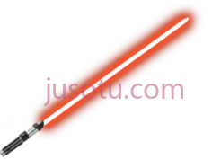 红色星球大战光剑PNG