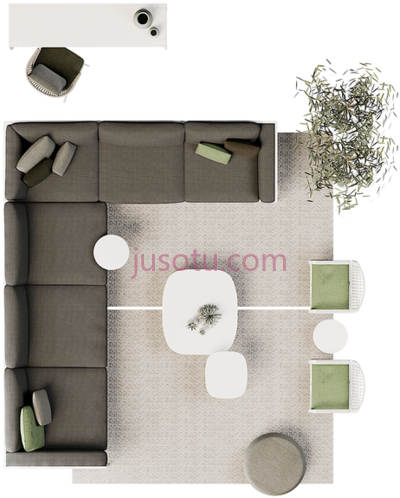 沙发家具,sofa furniture plan PNG