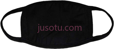 黑色口罩,mask plain black PNG