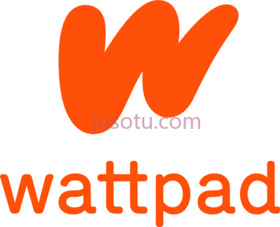 社交阅读平台标志,wattpad logo PNG