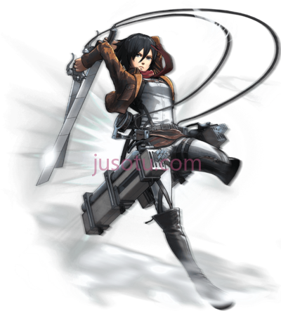 进击的巨人,attack on titan mikasa PNG