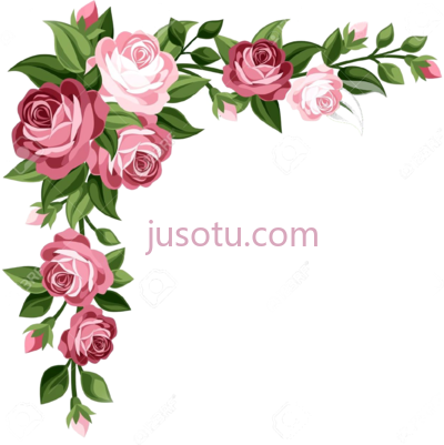 花边,flores formato PNG