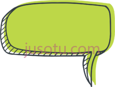 绿色语音气泡PNG