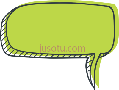 绿色语音气泡,speech bubble green color PNG