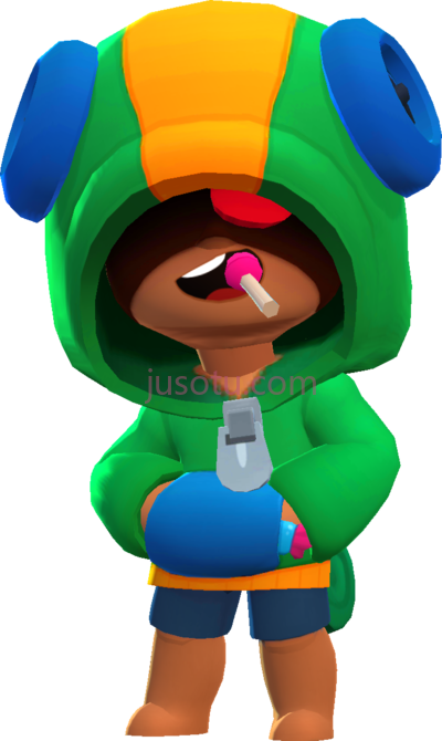 荒野乱斗,leon brawl stars PNG