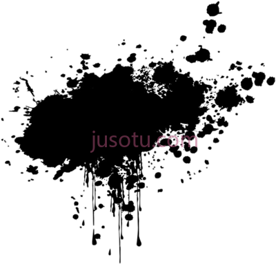 黑色飞溅,splash color black PNG