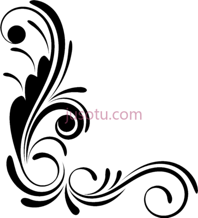 花边装饰,border floral ornament PNG