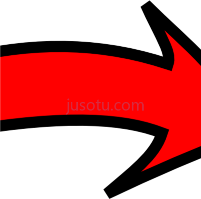 弯曲红色箭头,curved red arrows PNG