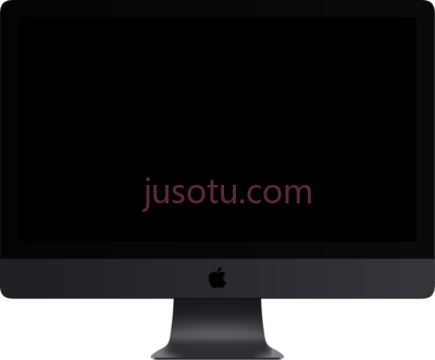 苹果显示器,imac pro black PNG