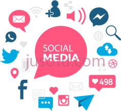 社交媒体营销PNG