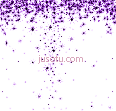 紫星边,purple stars border PNG