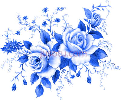 蓝玫瑰,blue rose flower PNG