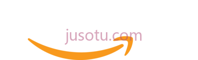 亚马逊白色标志,amazon logo white PNG