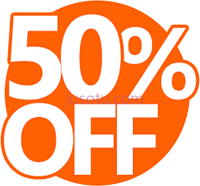 50%折扣,50 off circle PNG