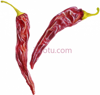 干辣椒,dry red chilli PNG