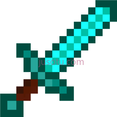 我的世界,minecraft diamond sword PNG