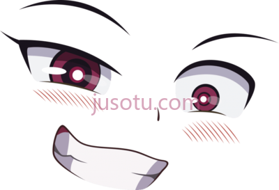 眼睛脸红女孩,anime eyes and blush girl face PNG