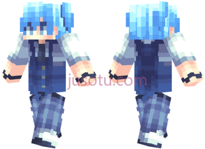 我的世界,anime skins nagisa minecraft PNG