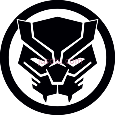 黑豹,black panther logo PNG
