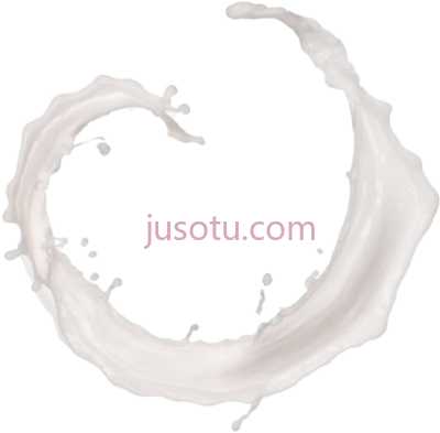 牛奶泼溅,circle milk splash PNG