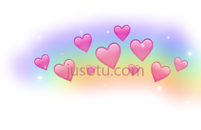 心,snapchat heart filter crown PNG