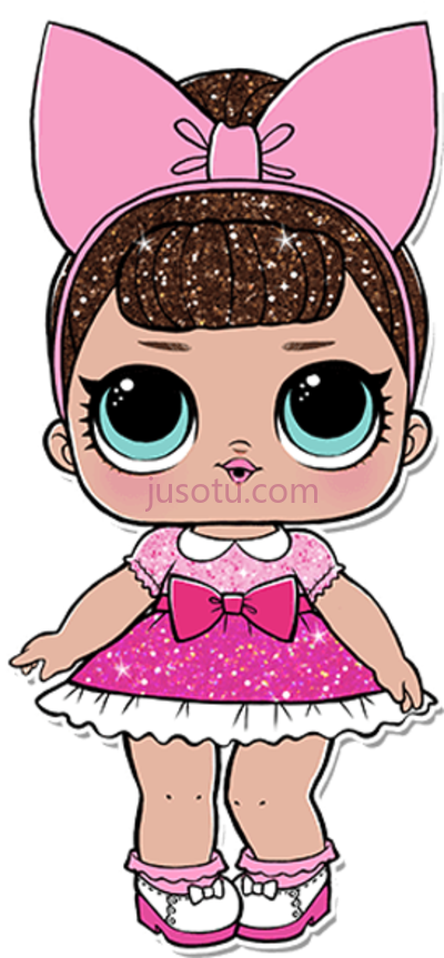 惊喜娃娃,surprise doll lol serie glitter PNG