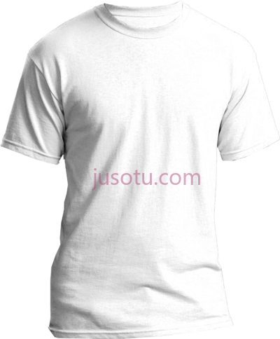 白色T恤,blank white t shirt front PNG