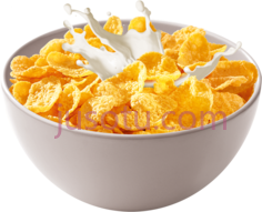 玉米片早餐谷物麦片PNG