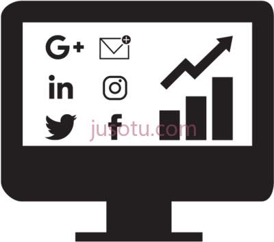 数字社交媒体营销,digital social media marketing icon PNG