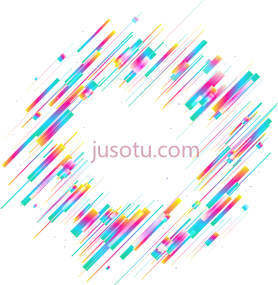 闪烁彩色,flow glitter glitch line colorful border glitch PNG