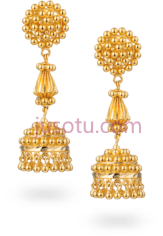 金耳环,gold earring PNG