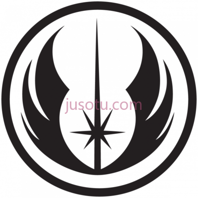 星球大战,jedi order symbol star wars logo PNG
