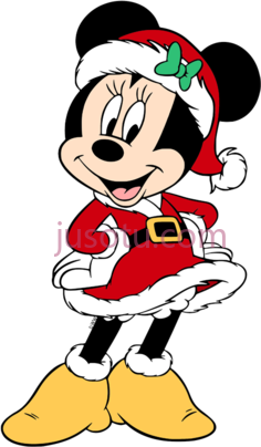 迪士尼米妮老鼠圣诞节PNG