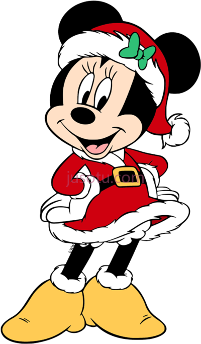 迪士尼米妮老鼠圣诞节,disney minnie mouse christmas PNG