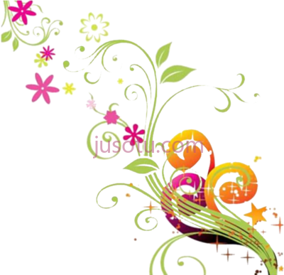 花卉,floral flowers PNG
