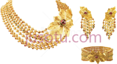 珠宝项链黄金首饰,jewellery necklace PNG