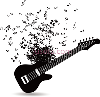 吉他,guitar music notes PNG