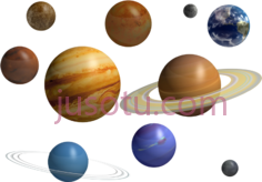 太阳系行星PNG
