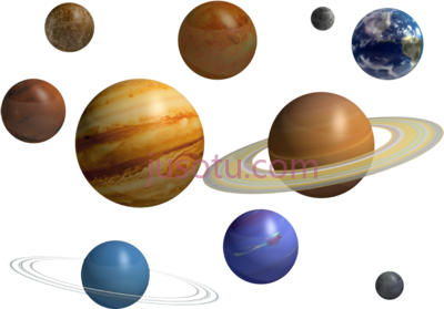 太阳系行星,planetas solar system planets PNG