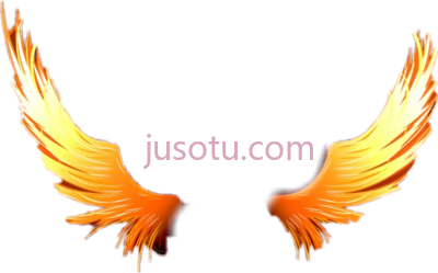 恶魔之翼,demon wing on fire PNG