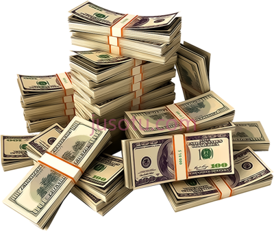 美元钞票,money stacks PNG