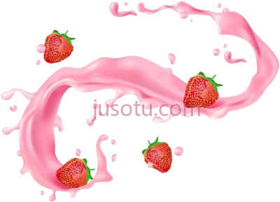 草莓酱,splash strawberry PNG
