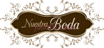 婚礼标志,de nuestra boda PNG