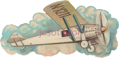 复古飞机,vintage airplane no PNG