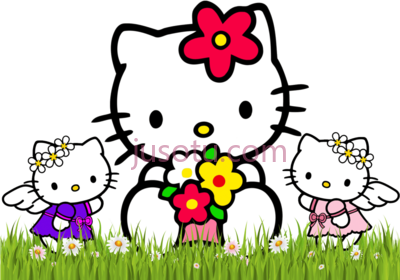 凯蒂猫,hello kitty home PNG