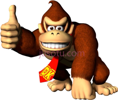 大金刚竖起大拇指,donkey kong thumbs up PNG