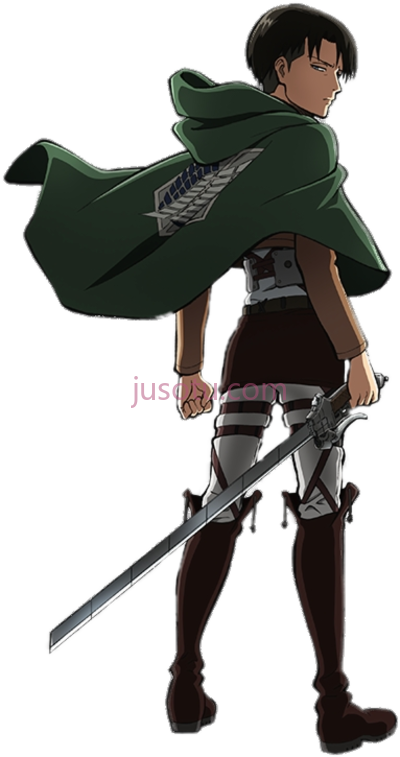 进击的巨人,eren yeager green cape levi attack on titan PNG