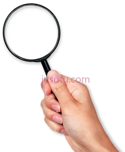 手持放大镜,magnifying glass in hand PNG