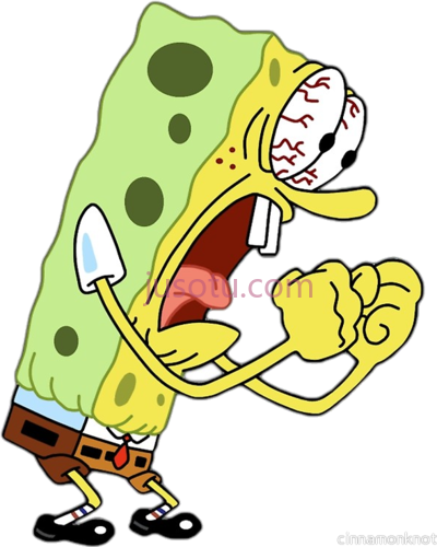 海绵宝宝,spongebob lets go meme PNG